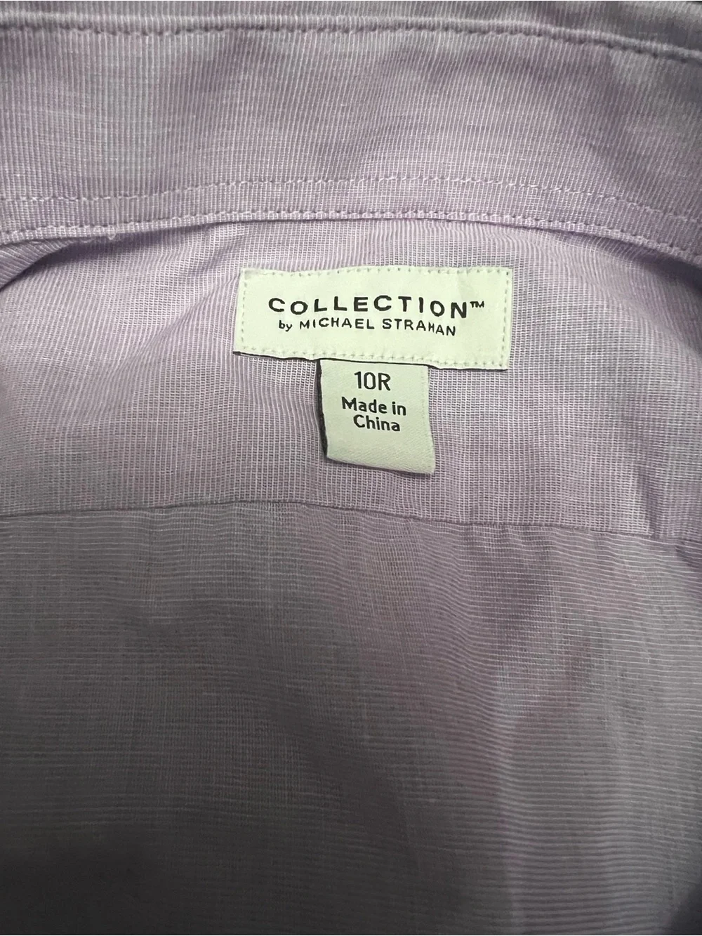 Stafford Men's Light Lavender Button-Down Shirt